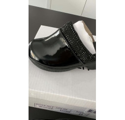 sabot Geffen noir brillant a strass du 23 au 34