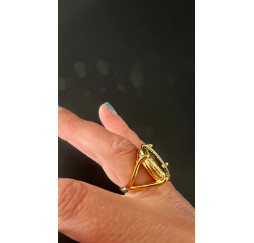 Bague Napoléon 4griffes- Taille du 52 au 69 acier inoxydable