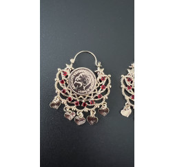 Boucle d’oreille savoyarde femme acier inoxydable