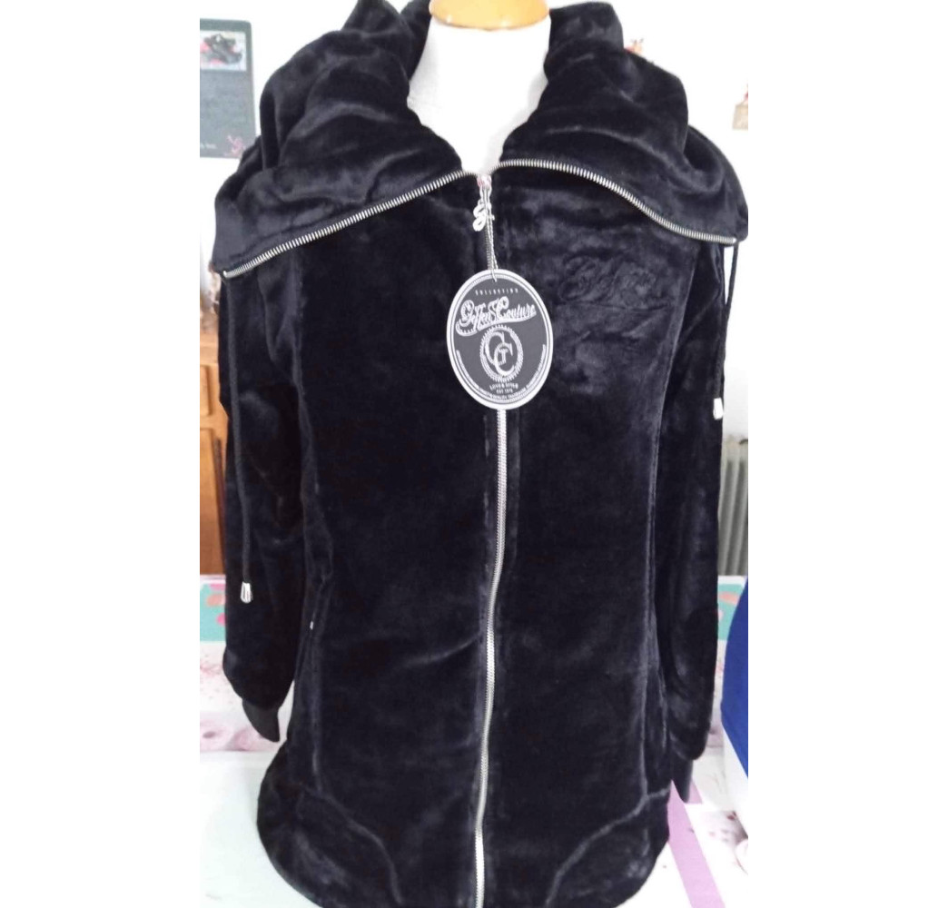 veste Geffen noir grand col neuf